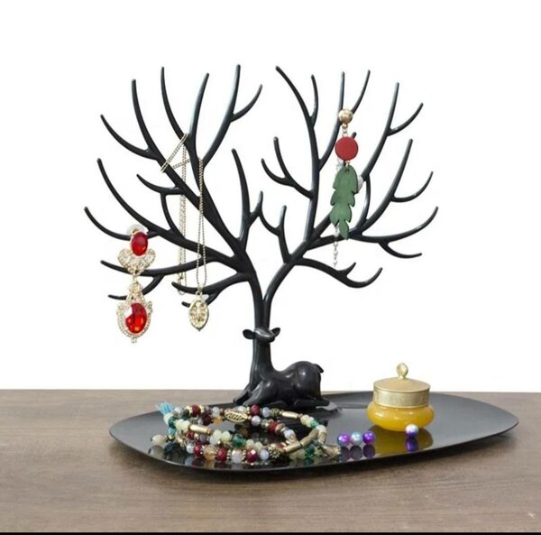Porte-bijoux en forme d'arbre élégant