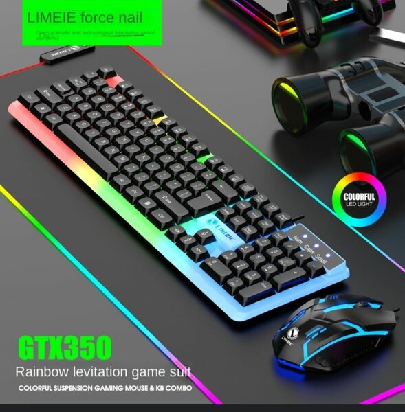 Gaming keyboard and mice pad