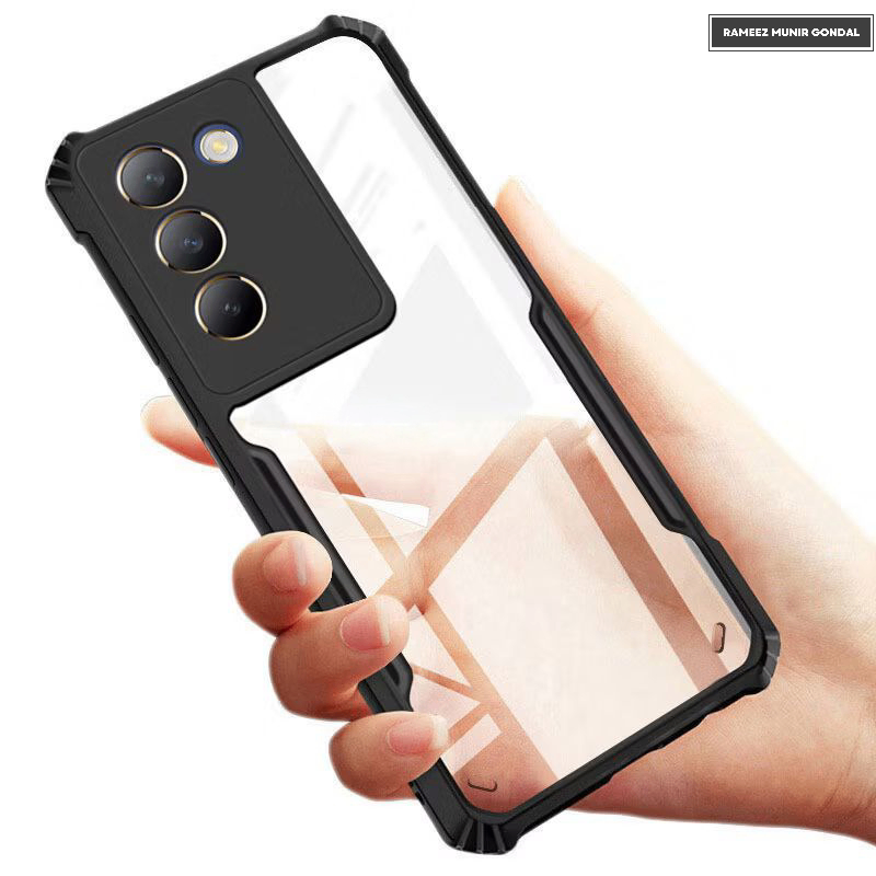 Vivo Y100 Shockproof Armor Back Cover - Premium Protection
