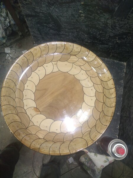 Деревянная плсуда. N4 Блюдо.