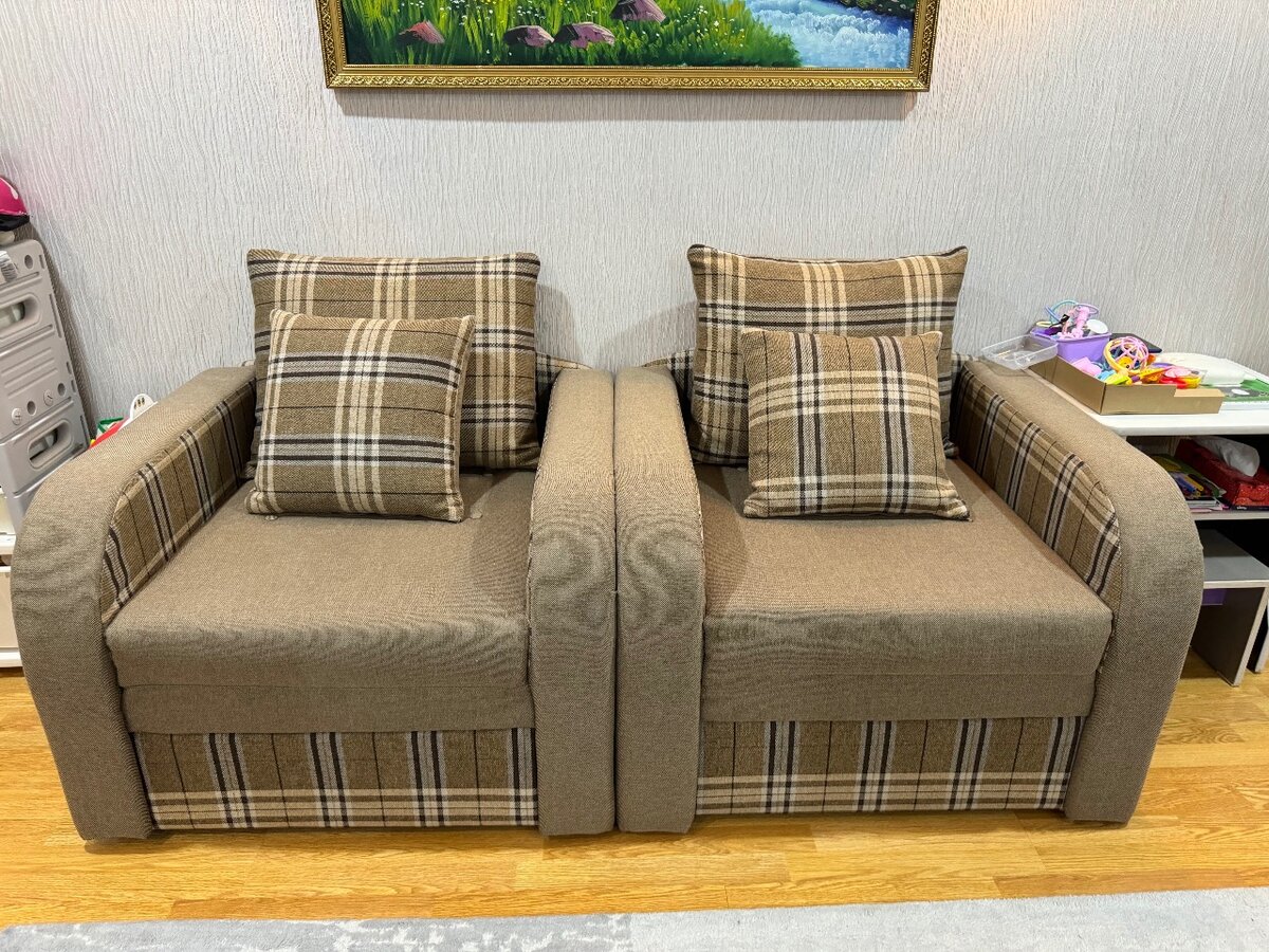 Комплект диван с креслами