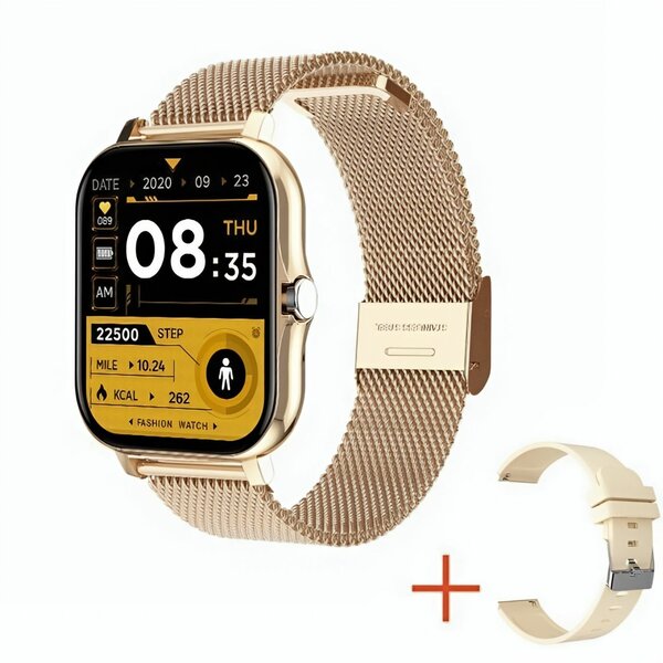 Montre Connectée dorée