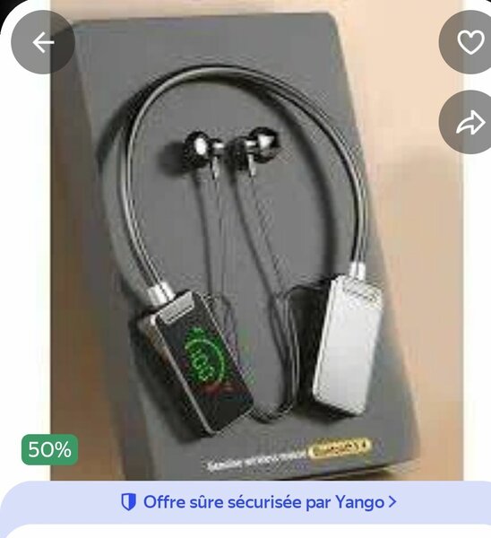 Écouteurs Bluetooth sans fil