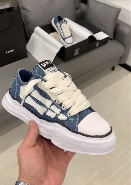 Sneakers denim tendance homme