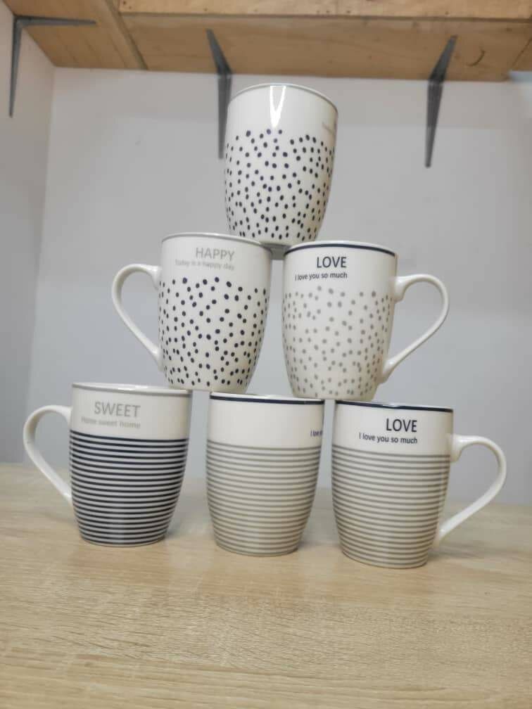 Belle tasse 6 pièces