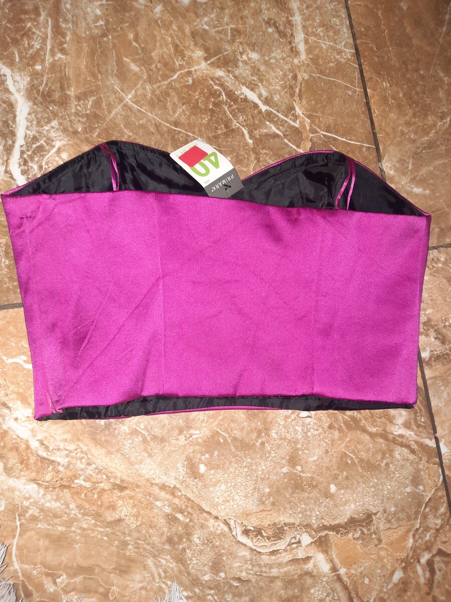 Bustier violet élégant