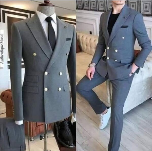 Costume homme croisé élégant