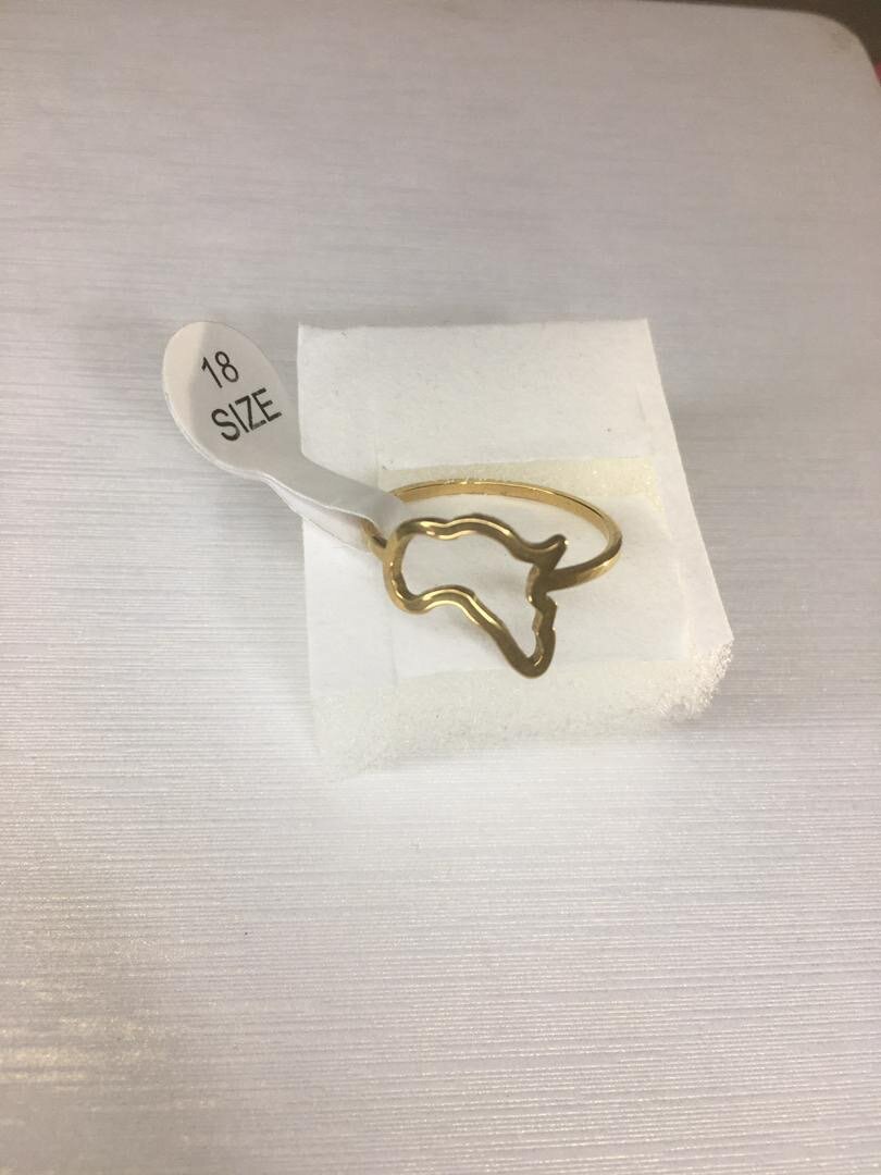 Bague carte dAfrique