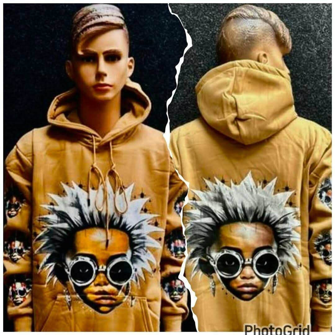 Sweat-shirt à capuche style urbain