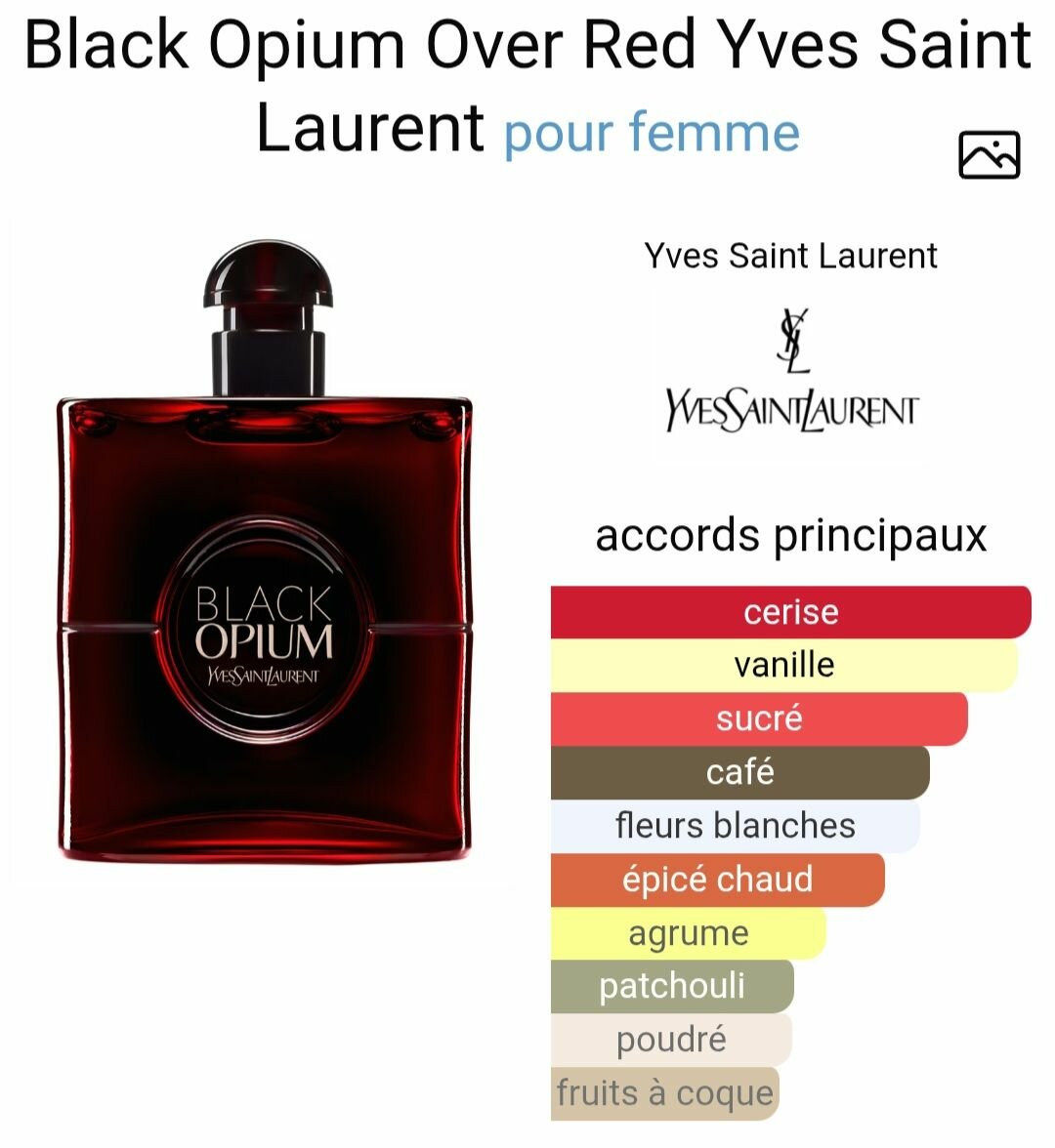 Parfum Black Opium Femme over