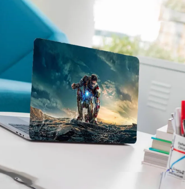 Iron man Laptop Back Skin-Laptop Skin Vinyl Sticker Decal, 13 13.3 14.6 15 15.4 15.6 inch Laptop Skin Sticker Cover For All Laptops