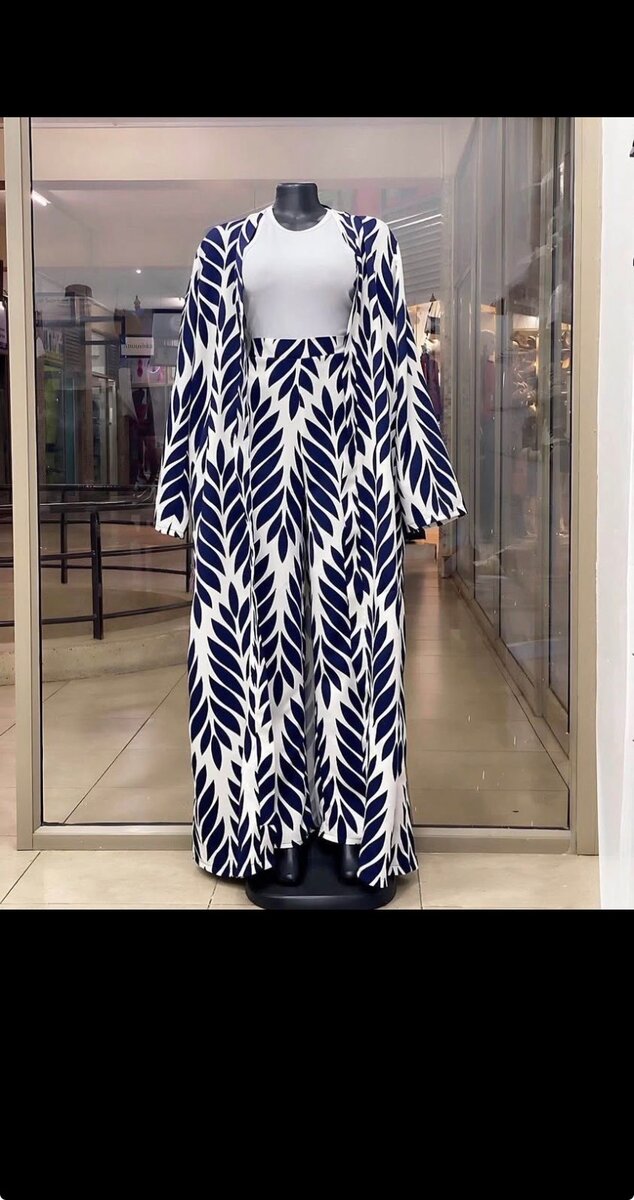 Tenue élégante à motif