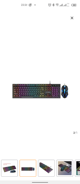 Clavier Gamer RGB avec Souris