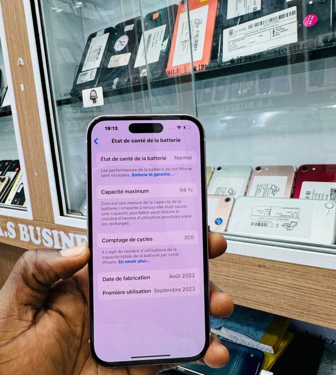 iPhone 15 — 256 Go, Rose