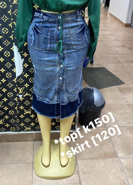 Skirt jean