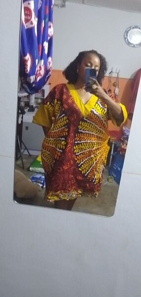Robe Dashiki Colorée Femme
