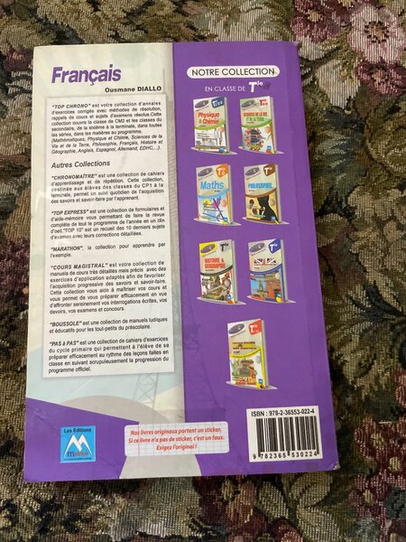 Livre Français Bac Tle