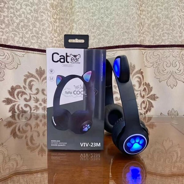 Casque Bluetooth Oreilles Chat