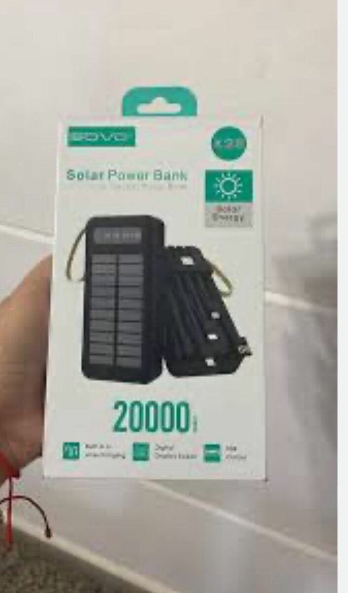 Banque solaire 20000mAh
