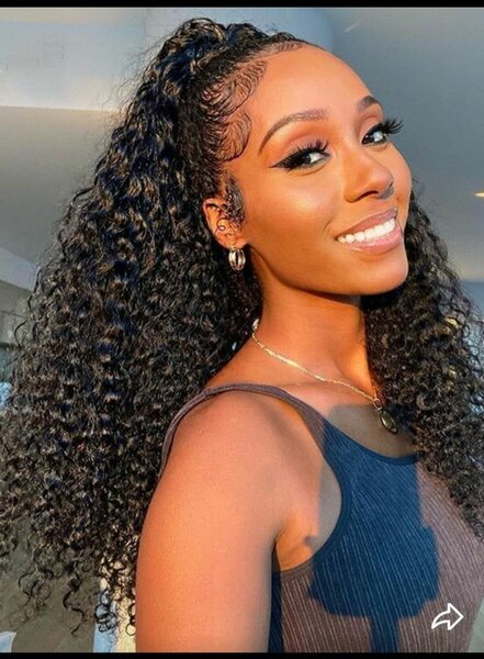 Postiche bouclée L28