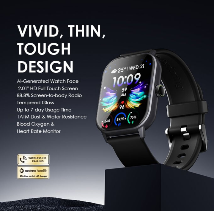 Watch 5 2.01" HD Panda Glass 1ATM Watch