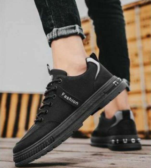 Chaussures Noires Décontractées Homme