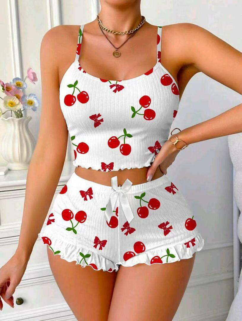 Ensemble Pyjama Femme Cerises