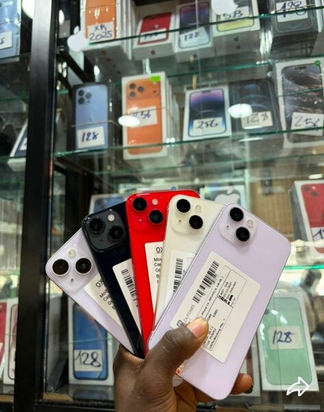 Smartphones multicolores