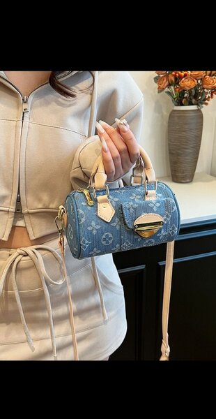 Sac bandoulière denim chic