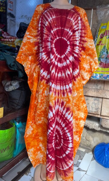 Robe longue batik bohème