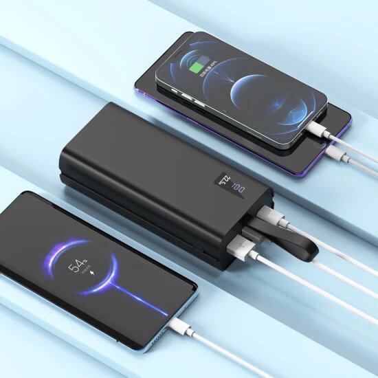 Aspor A337 Power Bank 30000mAh Li-Polymer Battery - PD20W