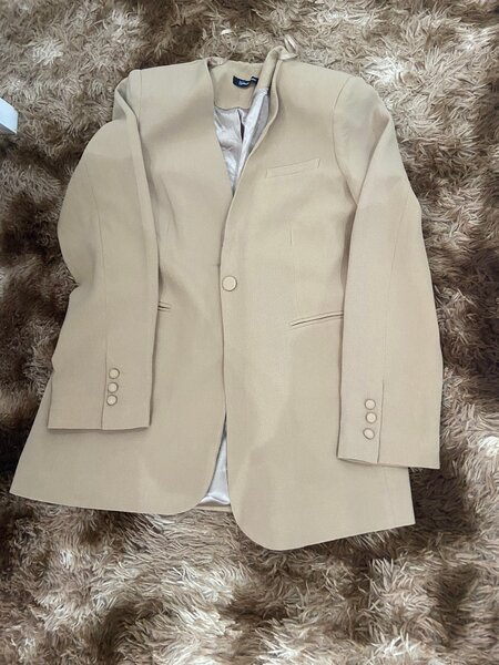 Blazer élégant beige