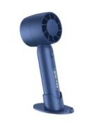 Hand fan blue