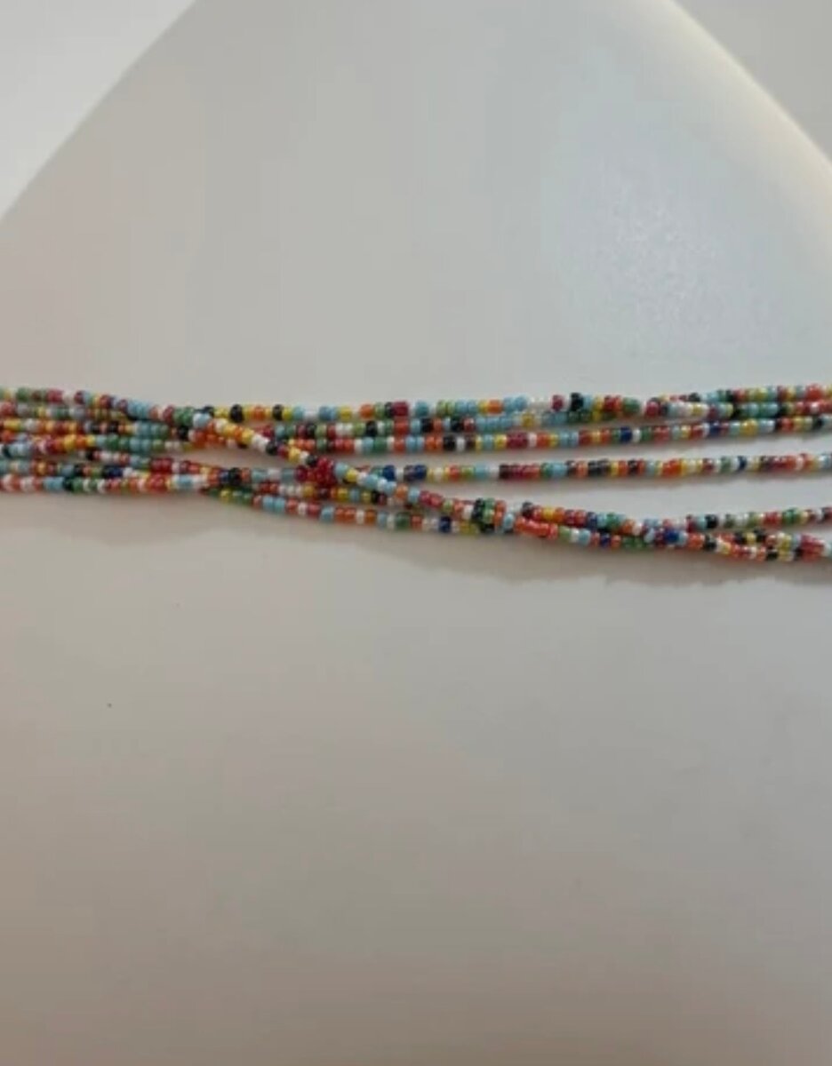 Collier perles colorées( baya)