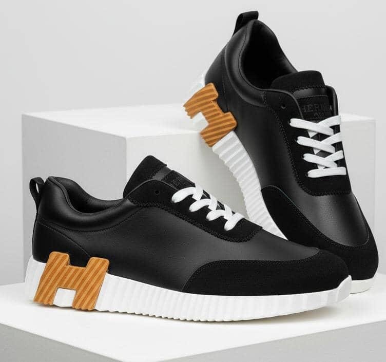 Sneakers en cuir élégantes