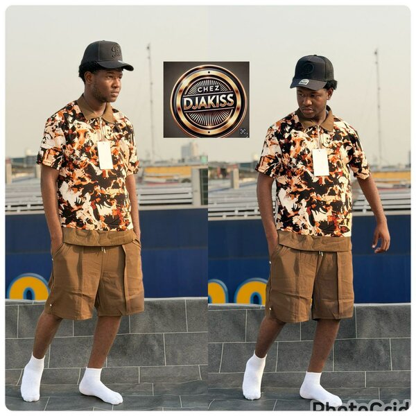 Chemise homme Djakiss multicolore