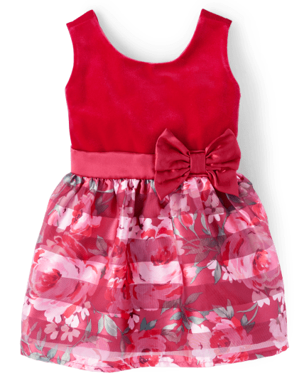 Childrens Place flowery dress