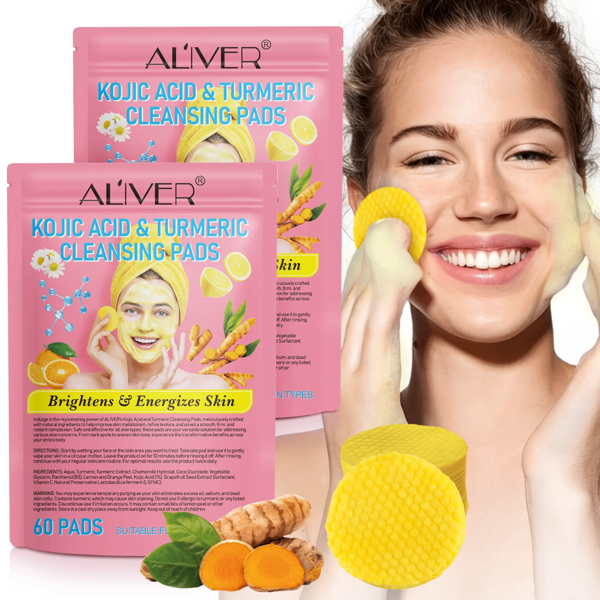 Conton curcuma & acid kojic