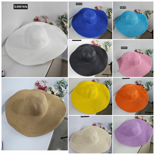 Chapeau de plage 50cm