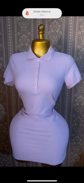 Robe polo élégante femme