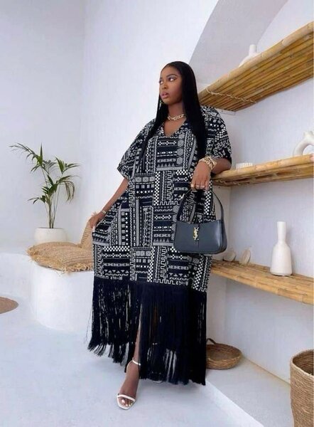 Robe à franges bohème chic