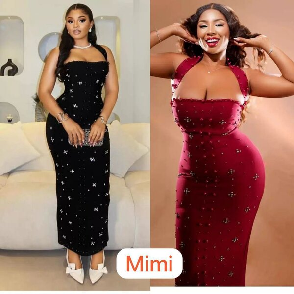 Robe élégante à strass