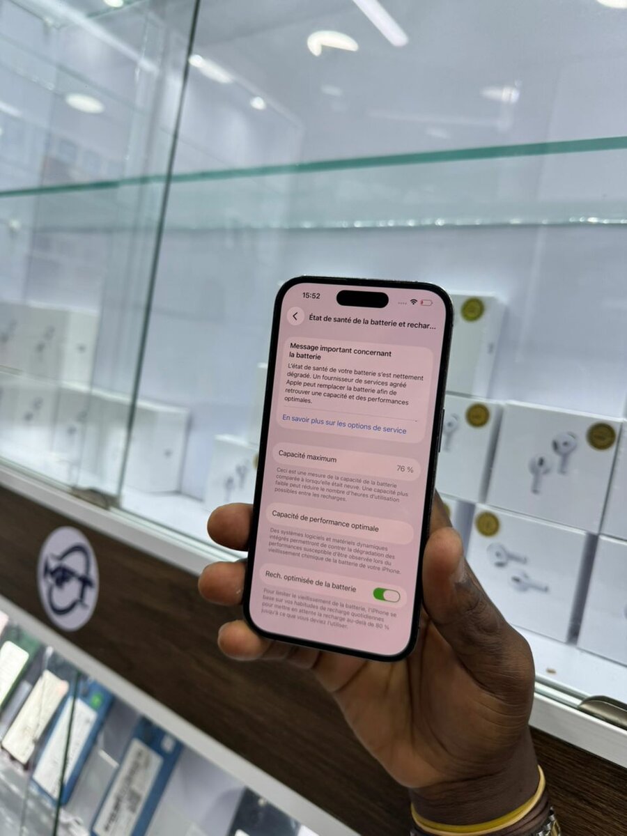 14 pro 128 giga batterie 76% j