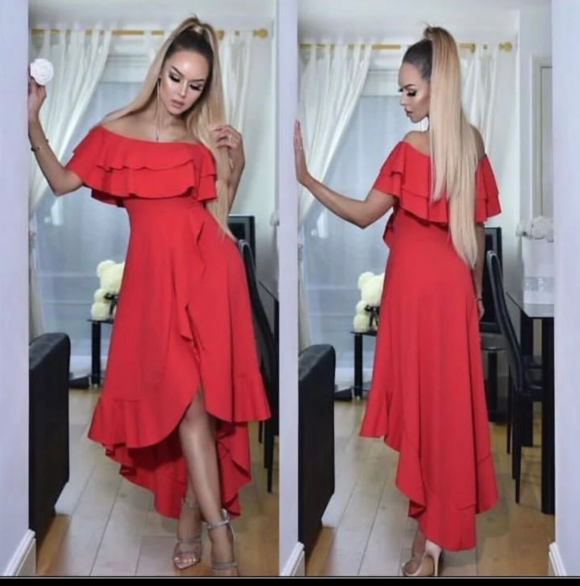 Beautiful red skater dress