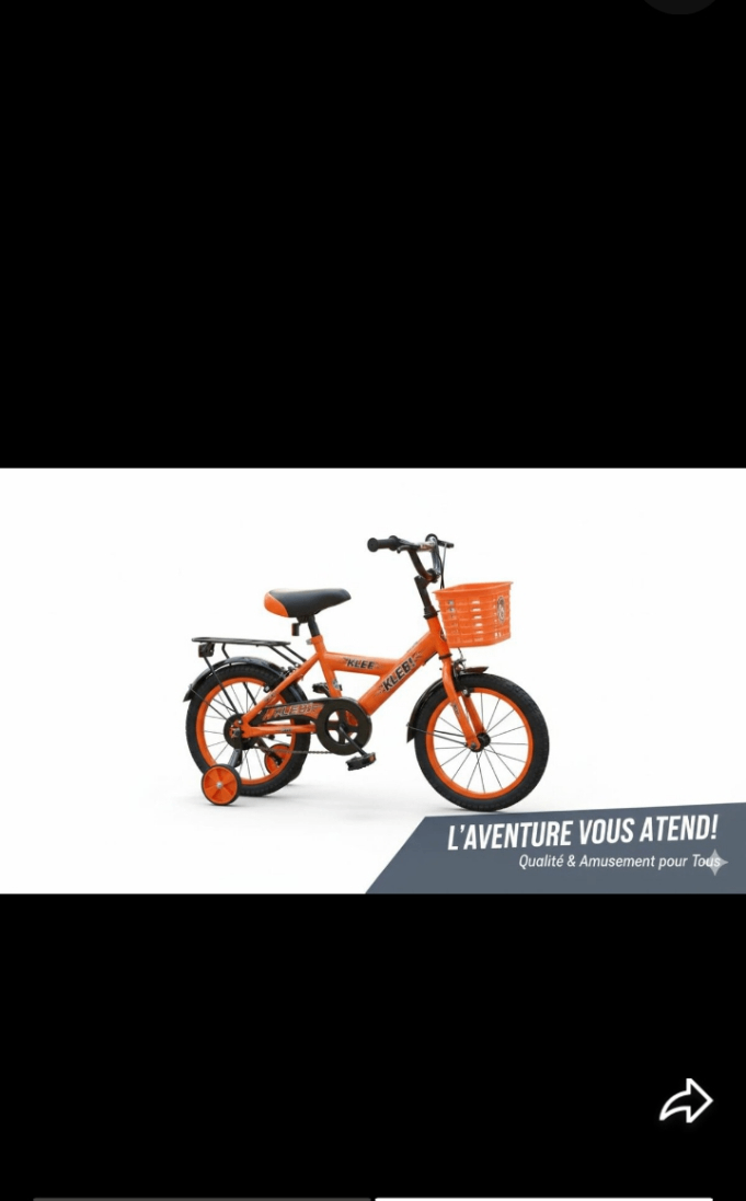 Vélo Enfant Orange Aventure