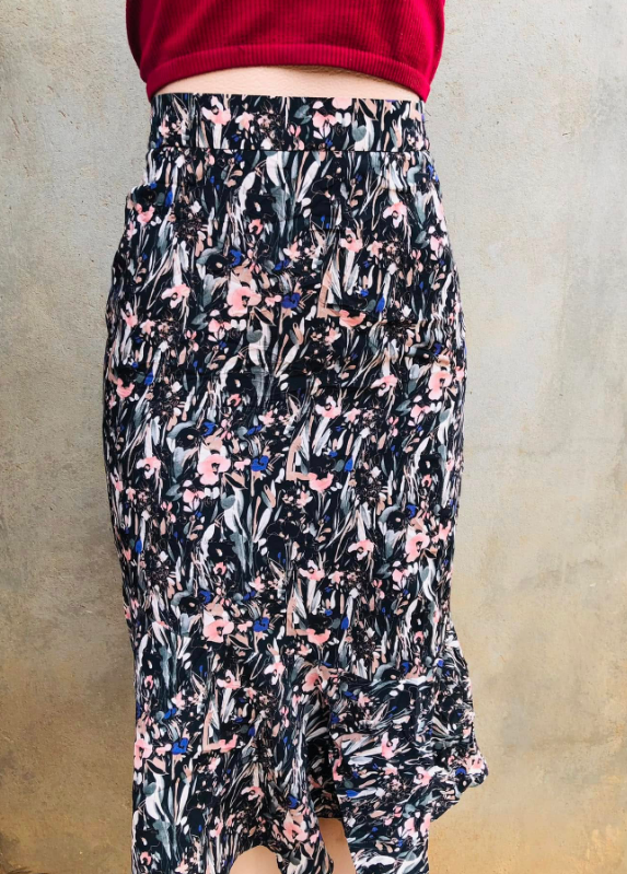 First grade silk skirt