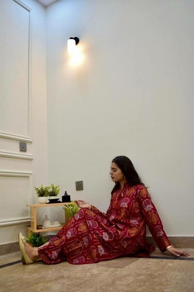 Duree Fishan lilen printed 2p