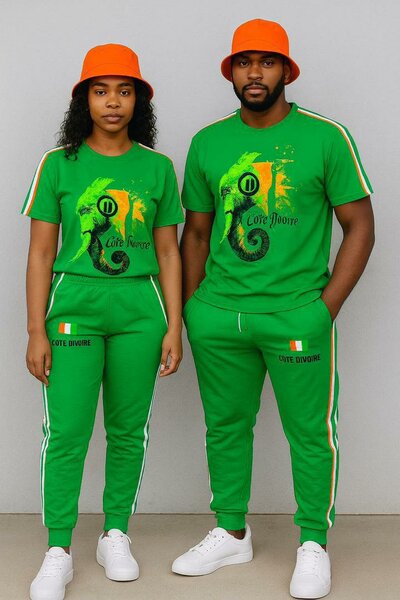 Ensemble Sport Vert Unisexe