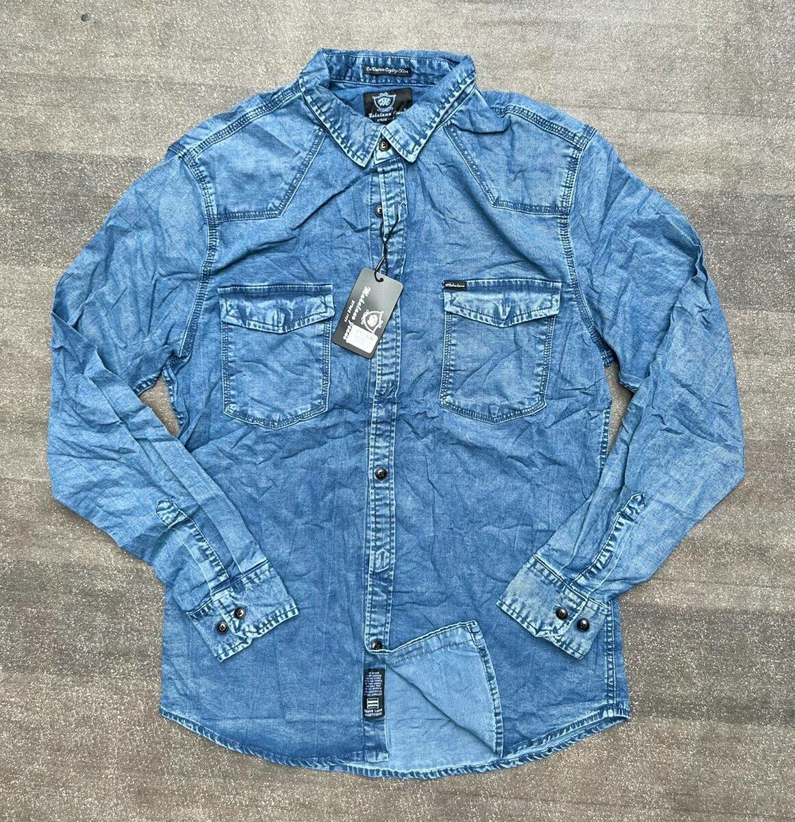 Chemise en jean pour hommes