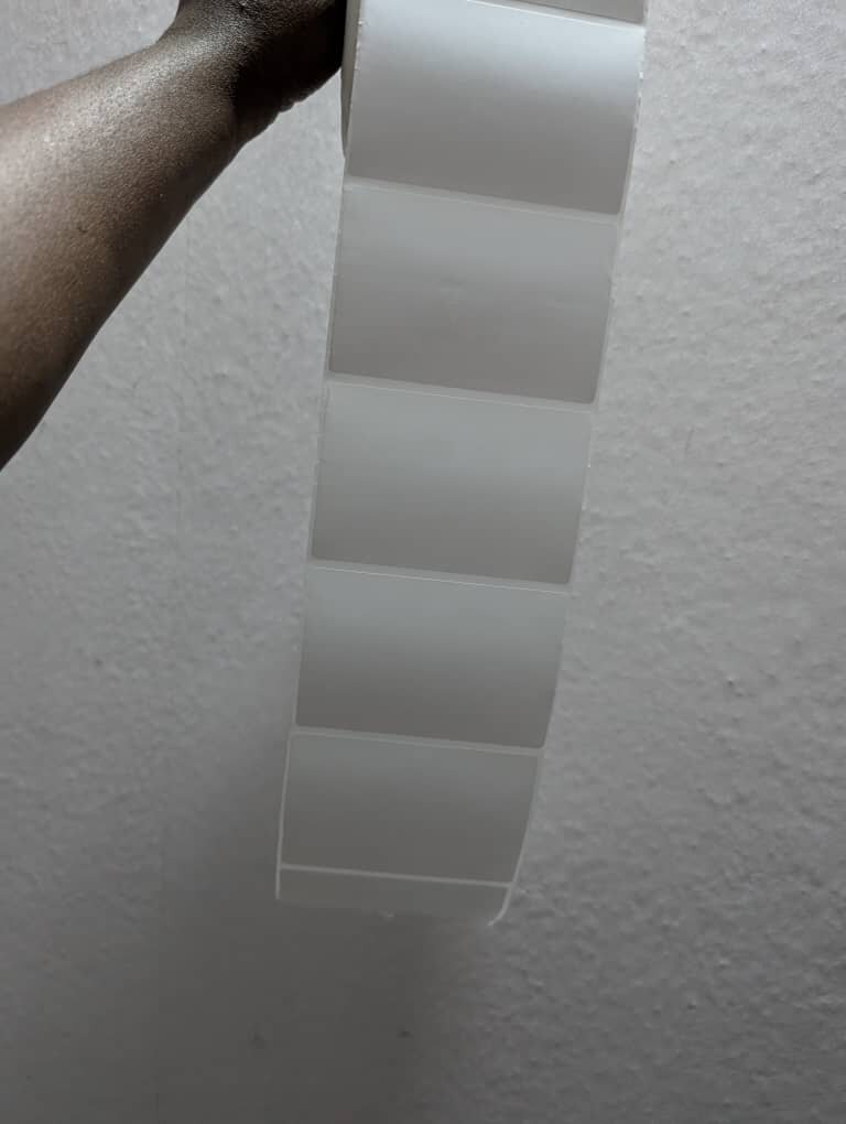 Papier livraison autocollant